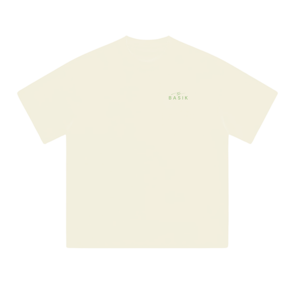 BASIK CLO SIGNATURE CREAM T-SHIRT