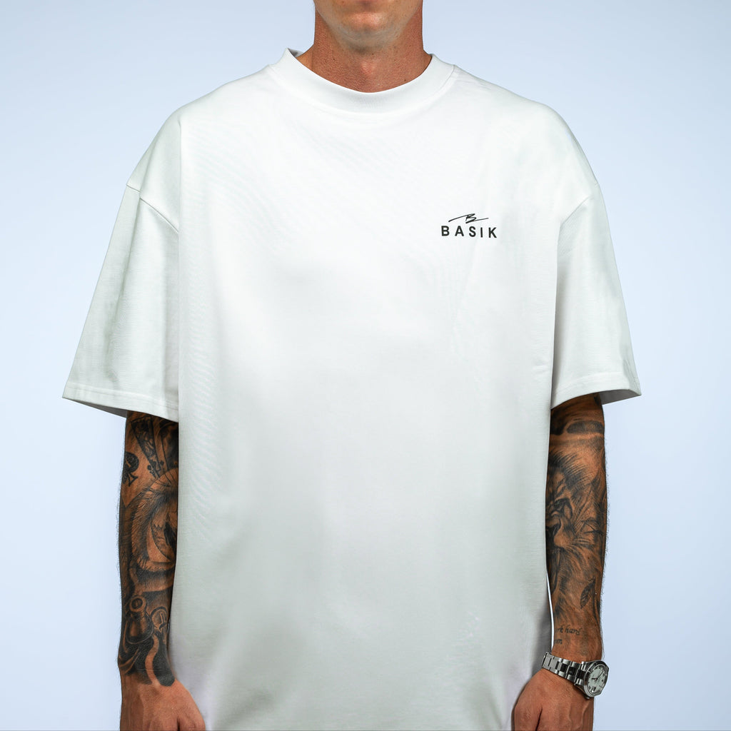BASIK CLO SIGNATURE WHITE T-SHIRT
