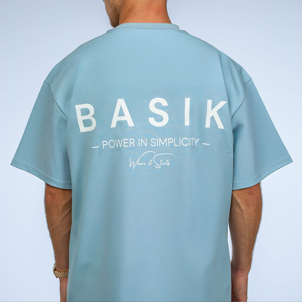 BASIK CLO SIGNATURE BLUE T-SHIRT
