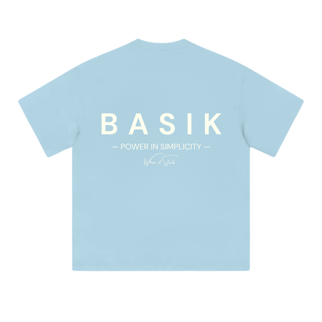 BASIK CLO SIGNATURE BLUE T-SHIRT